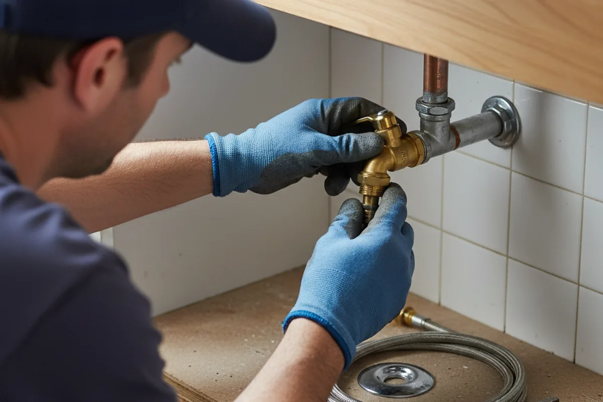 Shutoff valve and fitting work during Emergency Plumbing in Prosper